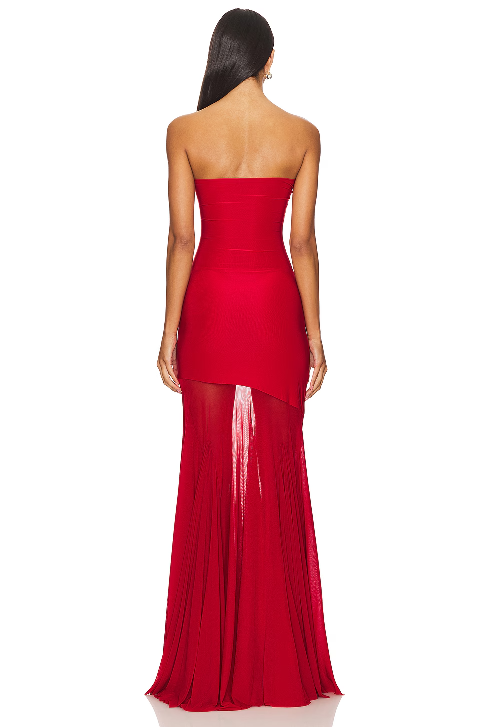 Livette - Strapless Glamour Maxi Dress