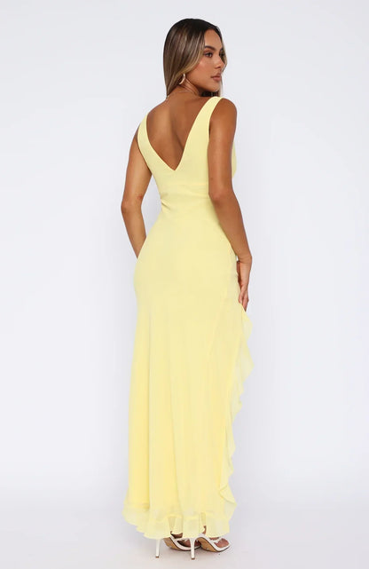 Livette - V-neck Maxi Dress