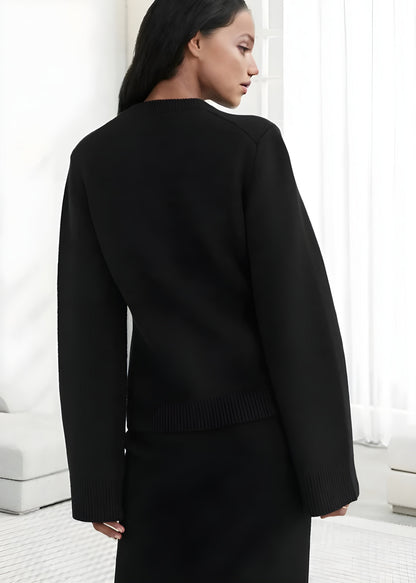 Livette - Knotted Cardigan Sweater