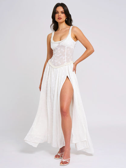 Livette - Floral Pattern Maxi Dress