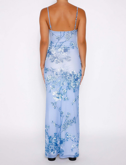 Livette - Floral Rose Maxi Dress