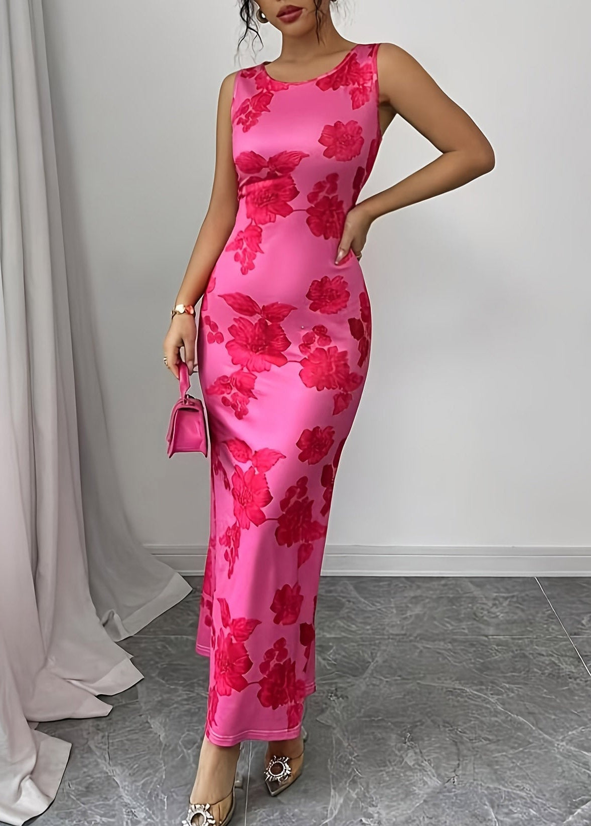 Livette - Floral Printed Maxi Dress