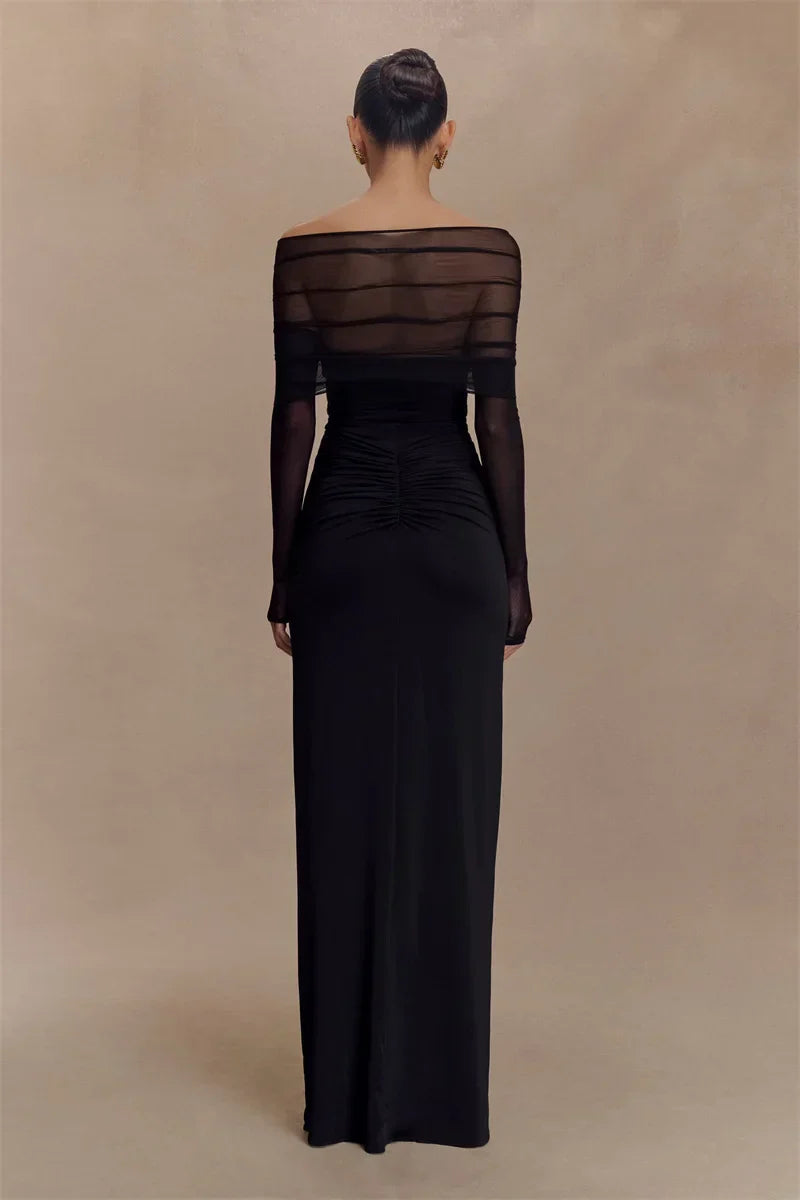 Livette - Off-Shoulder Cut-Out Maxi Dress