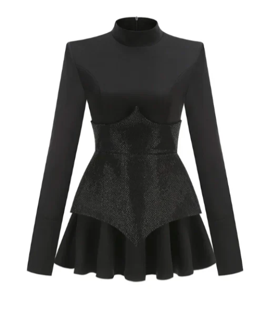 Brooklyn - Glamorous Glitter Corset Dress