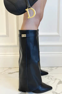 Black Vegan Leather