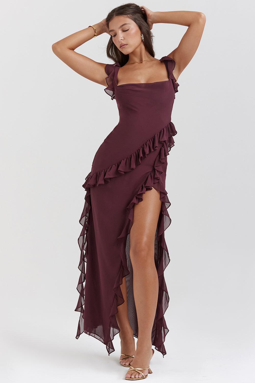 Livette - Ruffle Maxi Dress