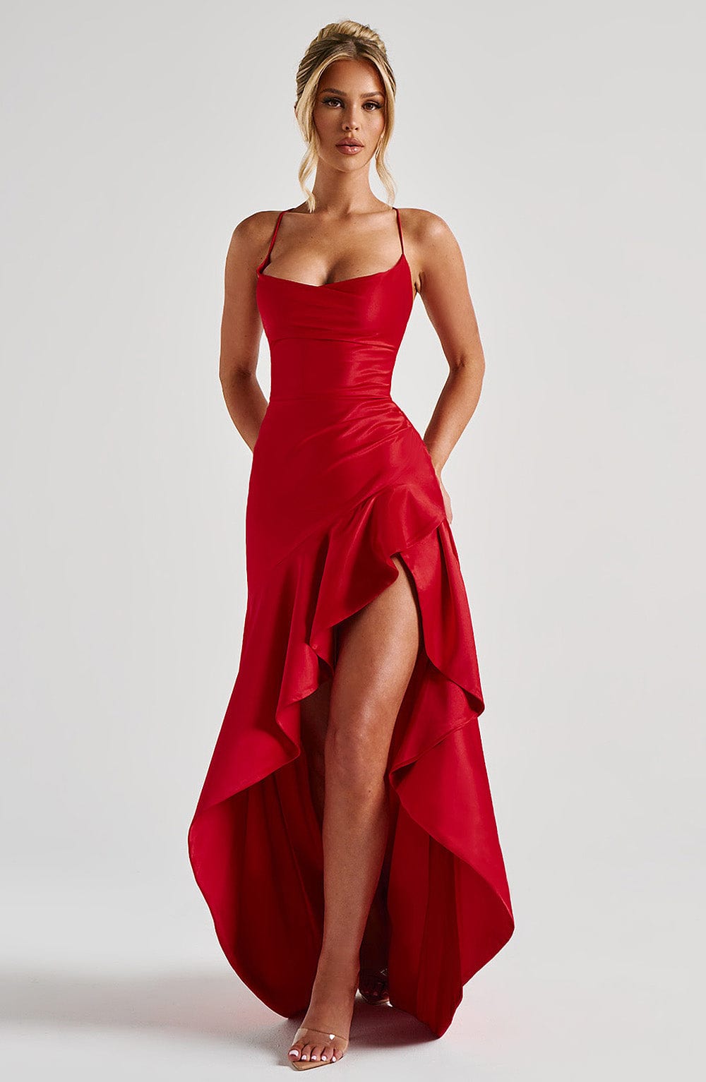 Livette - Red Midi Dress