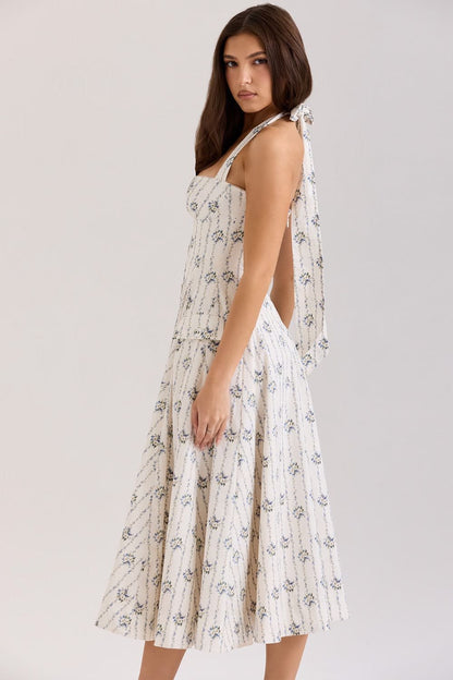 Livette - Vintage Floral Maxi Dress